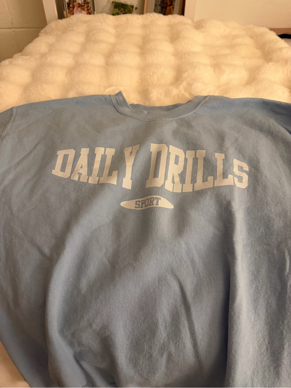 Gildan Light Blue Daily Drills Sport Crewneck Sweatshirt